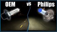 Philips X-Treme & Crystal Vision Ultra Replacement Halogen Headlights | OEM vs Philips Bulbs