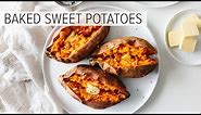 BAKED SWEET POTATO | how to bake sweet potatoes perfectly