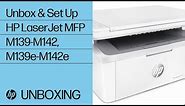 Unbox and Set Up the HP LaserJet MFP M139-M142 and M139e-M142e Printer Series | HP Support