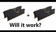 Can you mix 2 identical RAM kits?