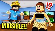 Becoming INVISIBLE HACK in Roblox BROOKHAVEN RP!! (Brookhaven Funny Moments)