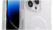 OtterBox iPhone 14 Pro Max (ONLY) Symmetry Series+ Case - STARDUST (Clear/Glitter), Ultra-Sleek, Snaps to MagSafe, Raised Edges Protect Camera & Screen