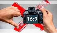 Why you should stop shooting video in 16:9 aspect ratio