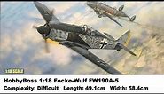 Large Scale! HobbyBoss 1:18 Focke-Wulf FW190A-5 Kit Review