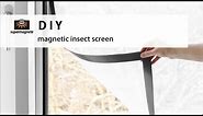 DIY | Magnetic Insect Screen (super easy)