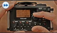Tascam DR 60 Video Tutorial Guide to menus and set up