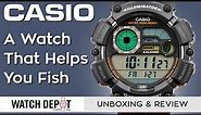 Casio WS1500H-1 Fish & Moon Phase Watch | Unboxing & Review