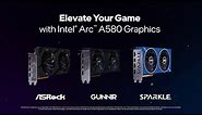 Elevate Your Game with Intel Arc A580 Graphics Cards