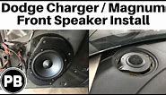 2006 - 2010 Dodge Charger / Magnum Front Speaker Install