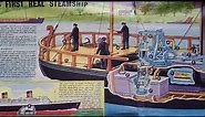 1956 Eagle cutaway world's first steamship the Charlotte dundas