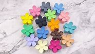 16 Pieces Flower Claw Hair Clips