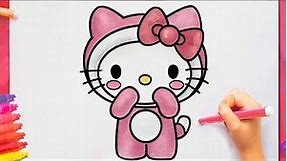 How to draw hello kitty cute easy step by step drawing