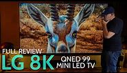 LG QNED99 8K Mini LED TV Full Review | 75 Inches of Incredible!