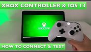 How to connect an Xbox One controller to an iPad or iPhone in iOS 13 (Fortnite & CTR Test)