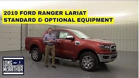 2019 FORD RANGER LARIAT COMPLETE GUIDE: STANDARD AND OPTIONAL EQUIPMENT