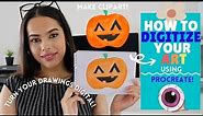 How to digitize your artwork to make clipart using procreate (walkthrough/tutorial)