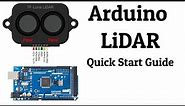 Arduino LiDAR Quick Start Guide with the TF-Luna