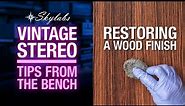 Tips from The Bench: Restoring A Vintage Stereo Wood Cabinet