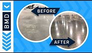 Concrete Floor Polishing Process | Before and After