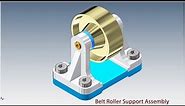 Belt Roller Support Assembly || Autodesk Inventor Tutorial