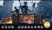 Nier Automata on Steam Deck - The Most Amazing Handheld Experience!! Best Settings & Gameplay!