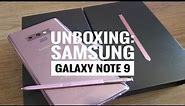 Samsung Galaxy Note 9 Unboxing