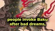 Baku: The Dream Devourer of Japanese Mythology