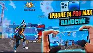 IPHONE 14 PRO MAX UNBOXING 🎁AND HANDCAM 📲 SETTINGS ⚙️ HUD + SENSI + DPI [FREE FIRE HIGHLIGHTS] 😍
