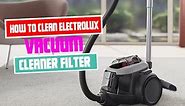 How to Clean an Electrolux Vacuum Cleaner Filter | Step-by-Step Guide