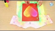 How to make a neon stencilled t.shirt