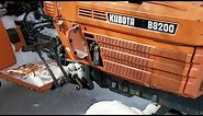 Plowing Out Drive With Free Kubota B8200 Tractor