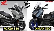 Honda Forza 350 vs Yamaha XMAX 300 |2023 version Comparison |TM