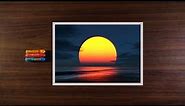 Easy Cloudy Sunset Sky Seascape | Realistic Oil Pastels Drawing for beginners | Art Artistry