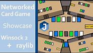 C++ Networking Showcase: Multiplayer Card Game (Winsock 2 + Raylib)