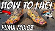 Here's How To Lace Up The Puma MB.03 | Lace Tutorial
