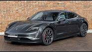 2020 Porsche Taycan 4S - Volcano Grey Metallic - Walkaround & Interior | Romans International [4K]