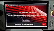 Install latest AMD Graphics driver on the ASUS ROG Ally