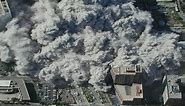 Shocking aerial 9/11 pictures