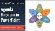 Create 6 Point PowerPoint Agenda (PowerPoint Graphics)