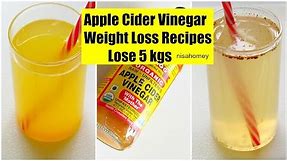 Apple Cider Vinegar For Weight Loss - Lose 5 kgs - Fat Cutter Morning Routine Drink Recipe