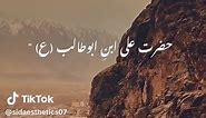 moula e kainat hazrat ali a.s ka farman😍😍 #poetry #fyp #100k #1m @SiD Aesthetics