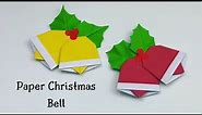 How To Make Easy Paper Christmas Bell For Kids / Nursery Craft Ideas /Paper Craft Easy/KIDS crafts