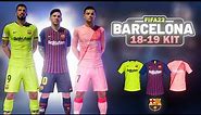 FC Barcelona 2018/2019 Kit (FIFA22 Kit Mod)