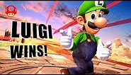 Super Smash Bros. Ultimate - Luigi wins by doing absolutely nothing