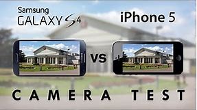 Galaxy S4 vs iPhone 5 - Camera Test Comparison