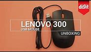 Lenovo 300 USB Mouse Unboxing