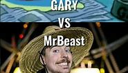 MrBeast Vs Gary From SpongeBob#shorts