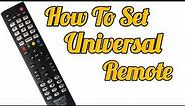 Universal Remote Set For Led TV || Crt Tv || All TV Codes || Led tv repair