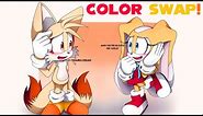 Tails and Cream Swap Colors! - Tails x Cream Sonic Comic Dub Compilation