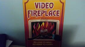 VHS Video Fireplace - 60 Flame-Filled Minutes straight out of 1982
